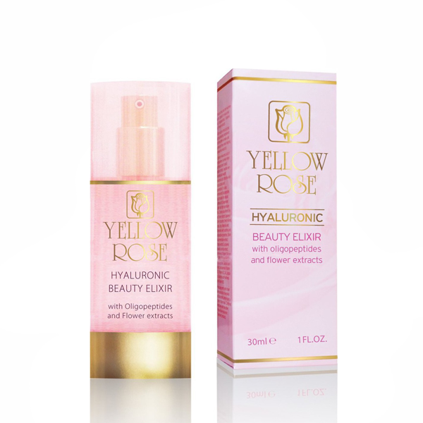 Yellow Rose Hyaluronic Beauty Elixir with oligopeptides and flower extracts – 30ml image