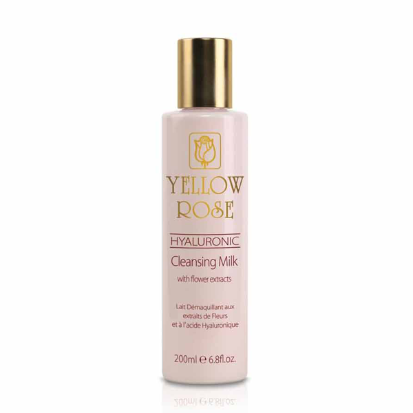 Yellow Rose Hyaluronic Cleansing Milk with flower extracts – 200ml image
