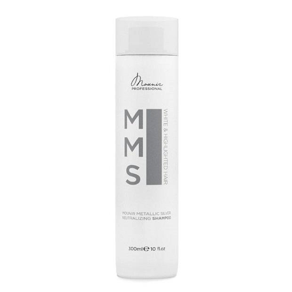 Mounir Professional MMS Metallic Silver Shampoo – 300ml image