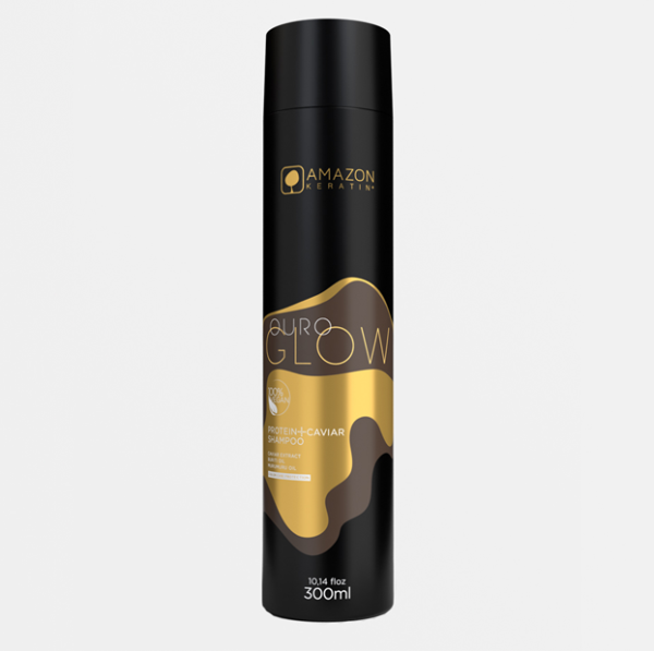 Amazon Keratin Ouro Glow Protein&Caviar Shampoo – 300ml image