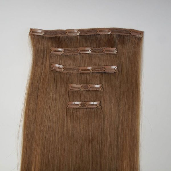 NV Clip In 5 Pcs Hair Extensions 50-52cm Gingerbread image